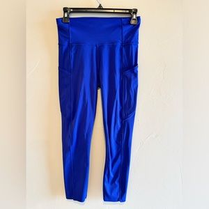 Lululemon Size 6 Fast & Free 25“ Tights, Bright Blue